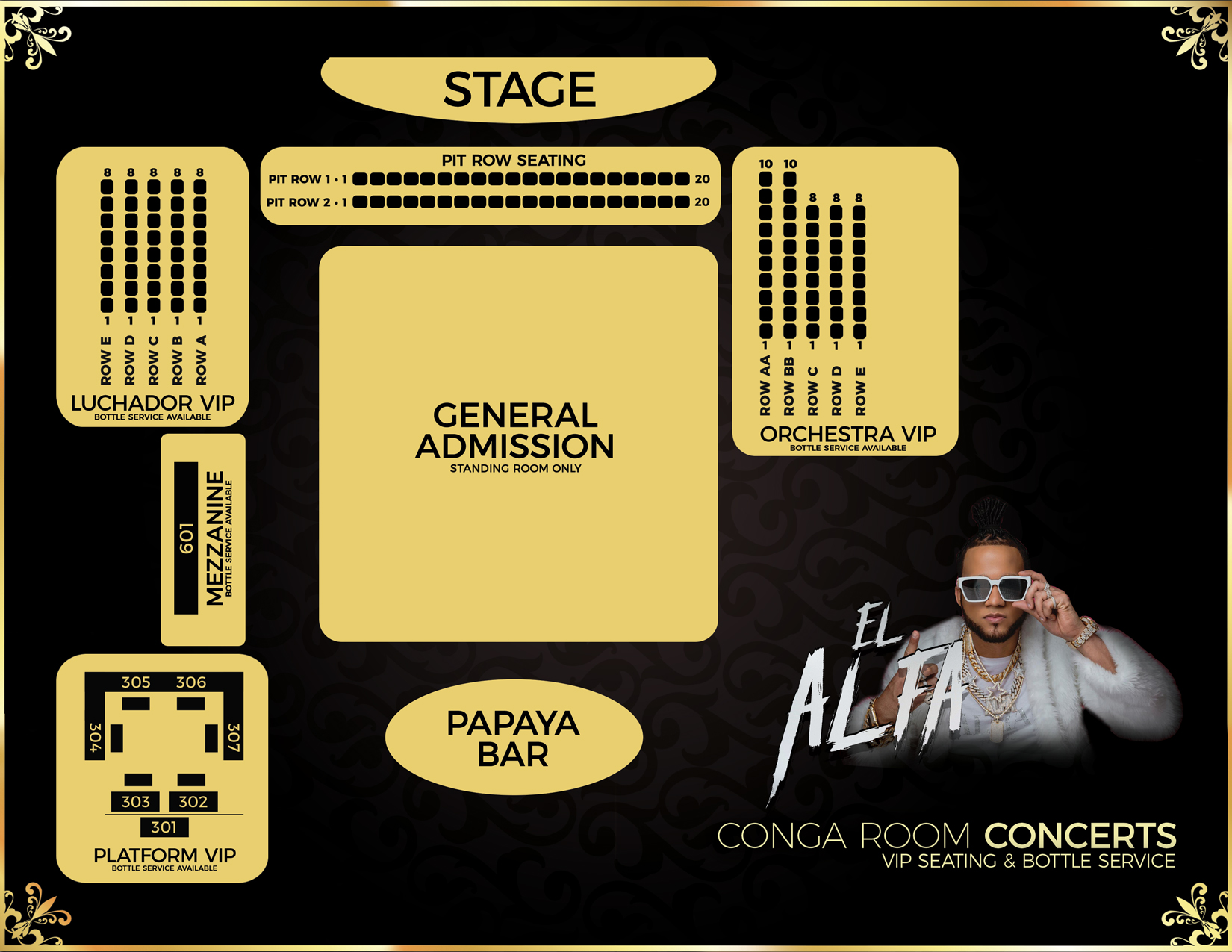 Conga Room presents El Alfa Tickets Conga Room, Los Angeles, CA